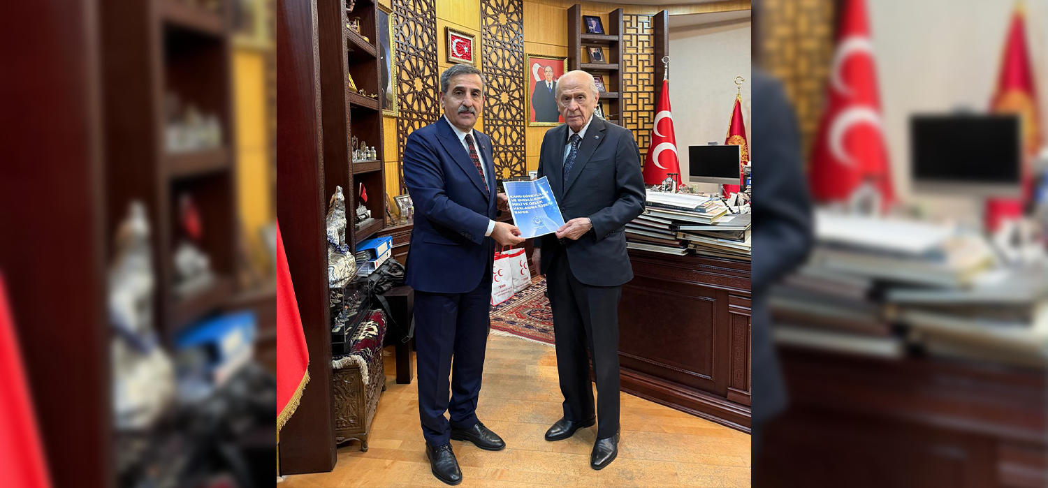 GENEL BAŞKANIMIZ ÖNDER KAHVECİ, MHP GENEL BAŞKANI DR. SAYIN DEVLET BAHÇELİ’Yİ ZİYARET ETTİ