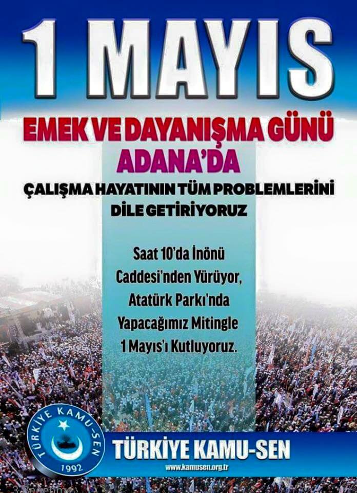 1 MAYIS ALANLARDAYIZ