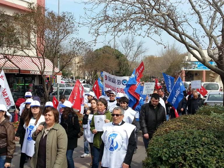 GENEL BAŞKAN KONCUK ÇANAKKALE’DE SAĞLIK ÇALIŞANLARINA DESTEK VERDİ