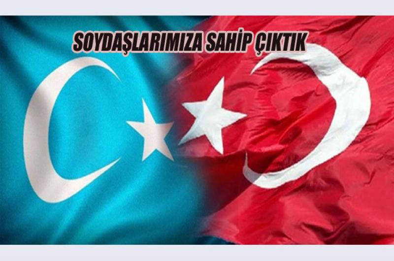 TÜRKİYE KAMU-SEN ÜLKE GENELİNDE DÜZENLEDİĞİ EYLEMLERLE DOĞU TÜRKİSTAN`A SAHİP ÇIKTI 