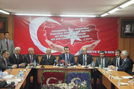 BAKAN ÇELİK’TEN KONFEDERASYONUMUZA ZİYARET