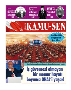 TÜRKİYE KAMU-SEN GAZETESİ 105. SAYISI