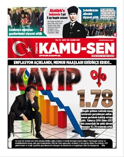 TÜRKİYE KAMU-SEN GAZETESİ 110. SAYISI