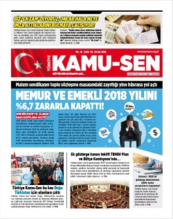 TÜRKİYE KAMU-SEN GAZETESİ 116. SAYISI