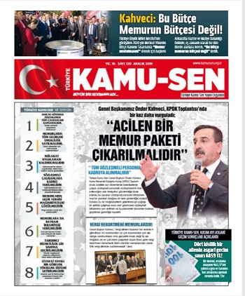 TÜRKİYE KAMU-SEN GAZETESİ 120. SAYISI