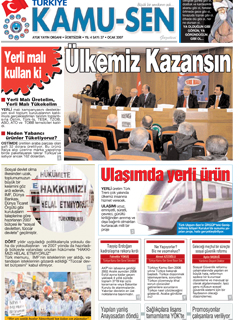 TÜRKİYE KAMU-SEN GAZETESİ 37. SAYISI