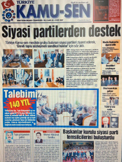 TÜRKİYE KAMU-SEN GAZETESİ 45. SAYISI