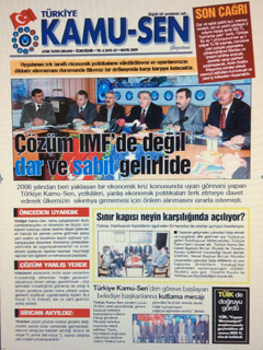 TÜRKİYE KAMU-SEN GAZETESİ 63. SAYISI