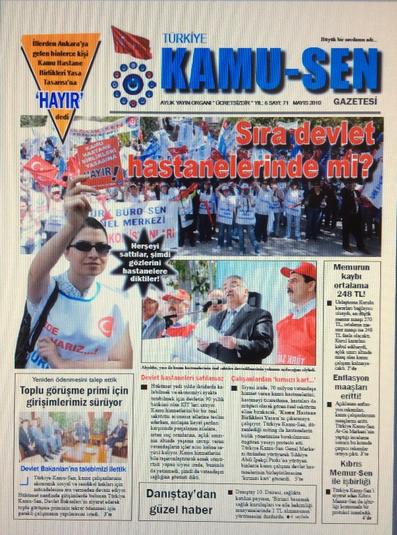 TÜRKİYE KAMU-SEN GAZETESİ 71. SAYISI