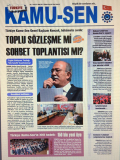 TÜRKİYE KAMU-SEN GAZETESİ 79. SAYISI