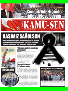 TÜRKİYE KAMU-SEN GAZETESİ 93. SAYISI