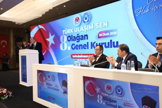 TÜRK ULAŞIM-SEN 8. OLAĞAN GENEL KURULU GERÇEKLEŞTİRİLDİ - 10