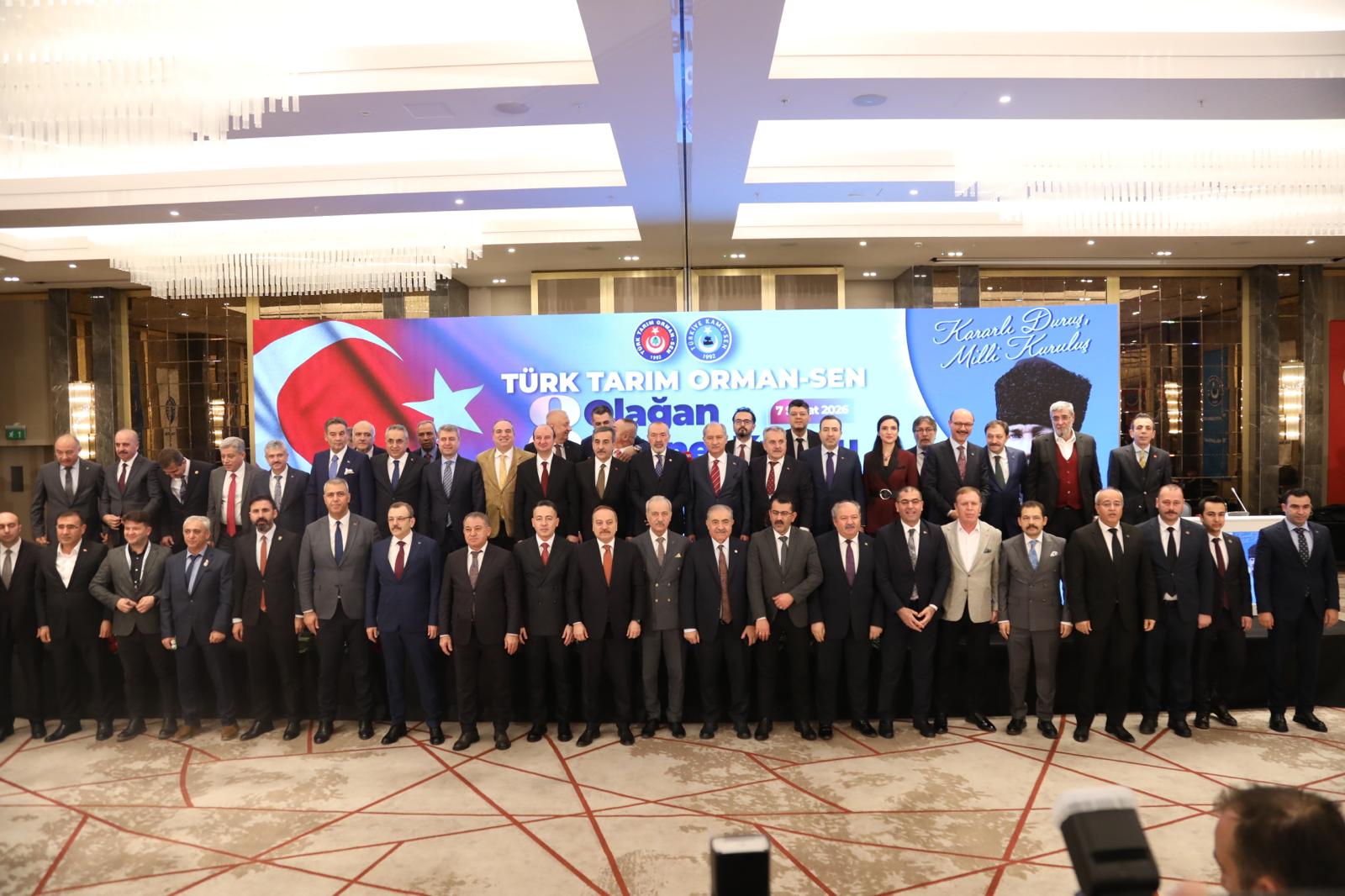 TÜRK TARIM ORMAN-SEN 8. OLAĞAN GENEL KURULU GERÇEKLEŞTİRİLDİ