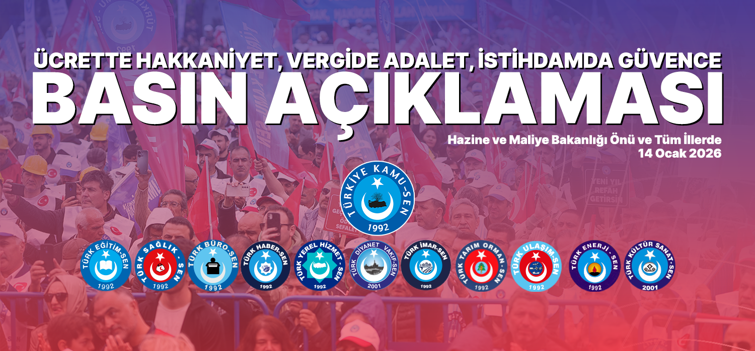 Kıymetli Basın Mensupları, Değerli Kamu Çalışanı Arkadaşlarım, 