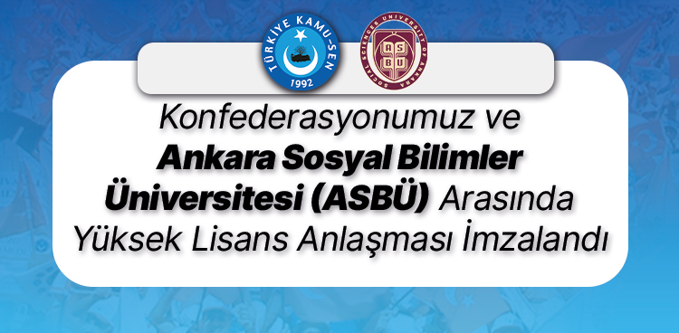 KONFEDERASYONUMUZ VE ASBÜ ARASINDA YÜKSEK LİSANS ANLAŞMASI İMZALANDI