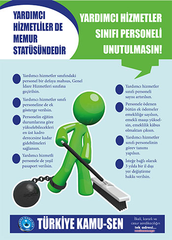 YARDIMCI HİZMETLER UNUTULMASIN