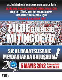 7 İLDE MİTİNGDEYİZ