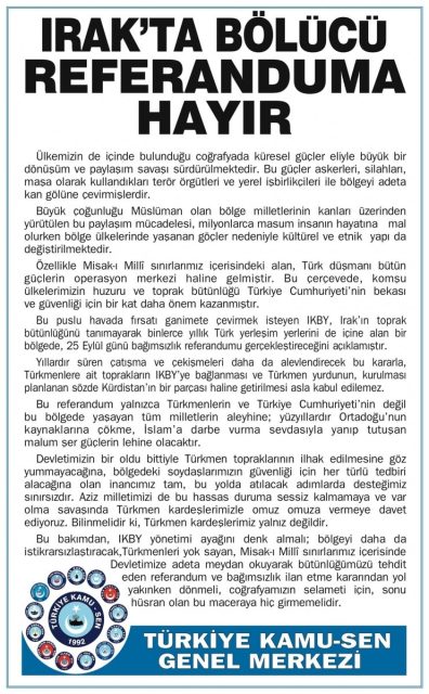 REFERANDUMA NEDEN HAYIR?