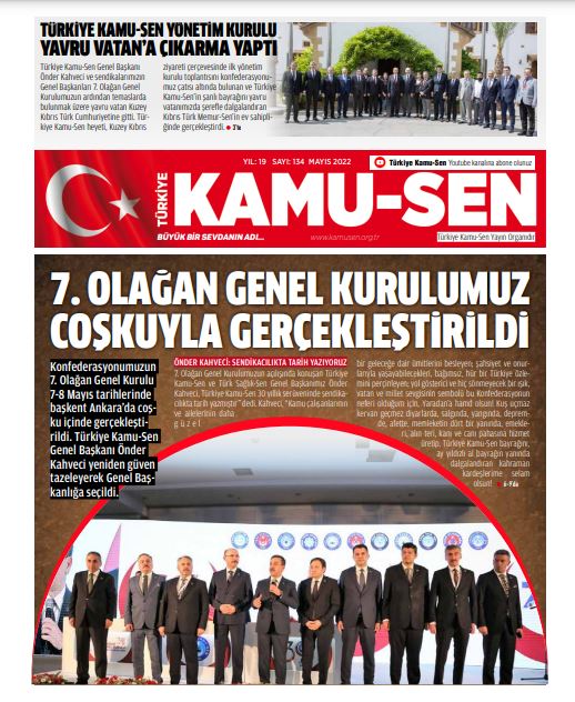GAZETEMİZİN MAYIS 2022 SAYISI