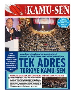 TÜRKİYE KAMU-SEN GAZETESİ 101. SAYISI