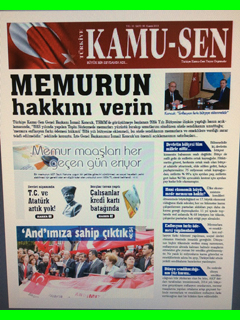 TÜRKİYE KAMU-SEN GAZETESİ 90. SAYISI